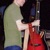 John Bonnell grabbing his Ovation Elite, ready to rock